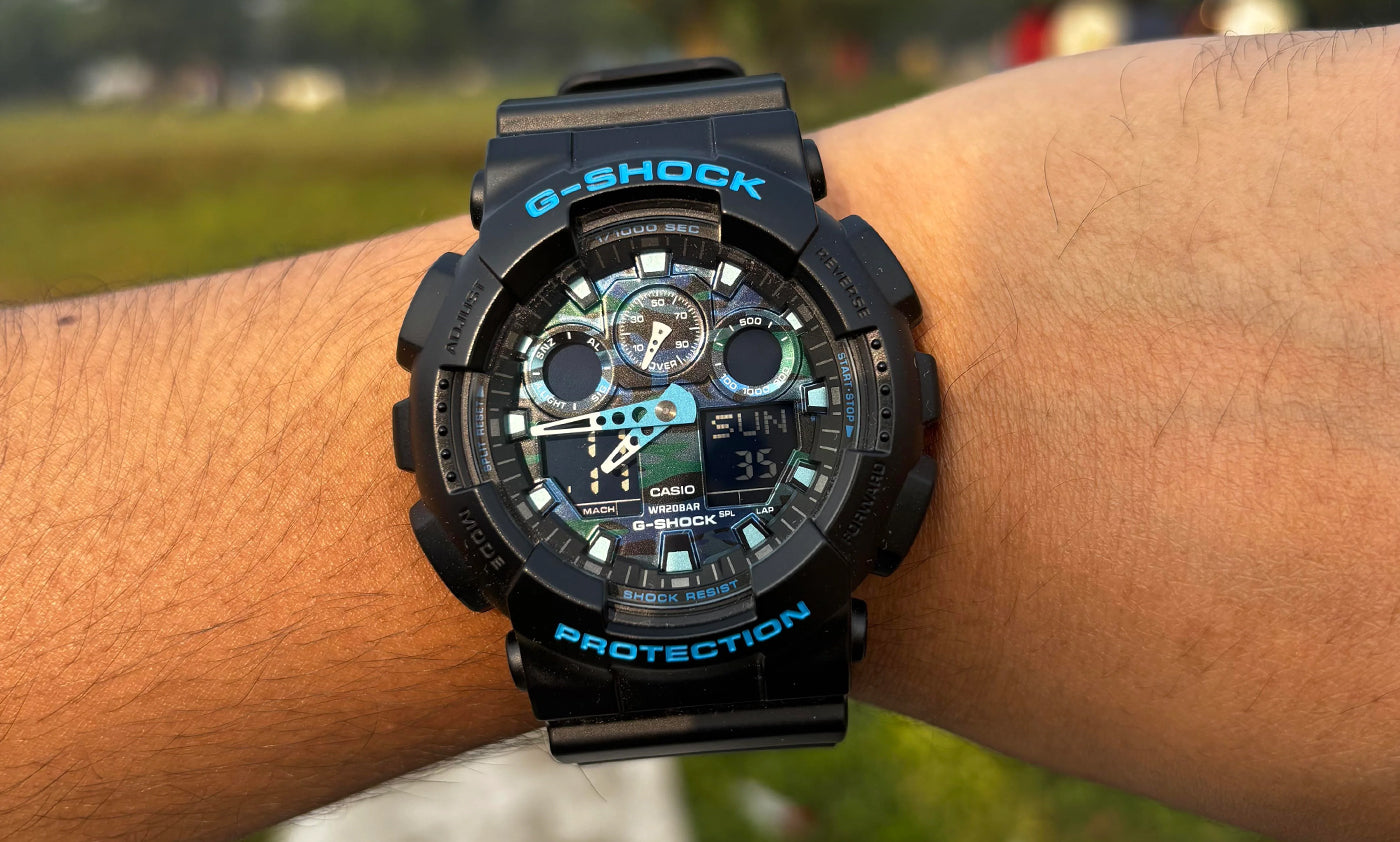 Casio G-Shock analoginen digitaalinen GA-100CB-1A Miesten Watch: pyrkimys olla kova ja tukeva kaikki Way