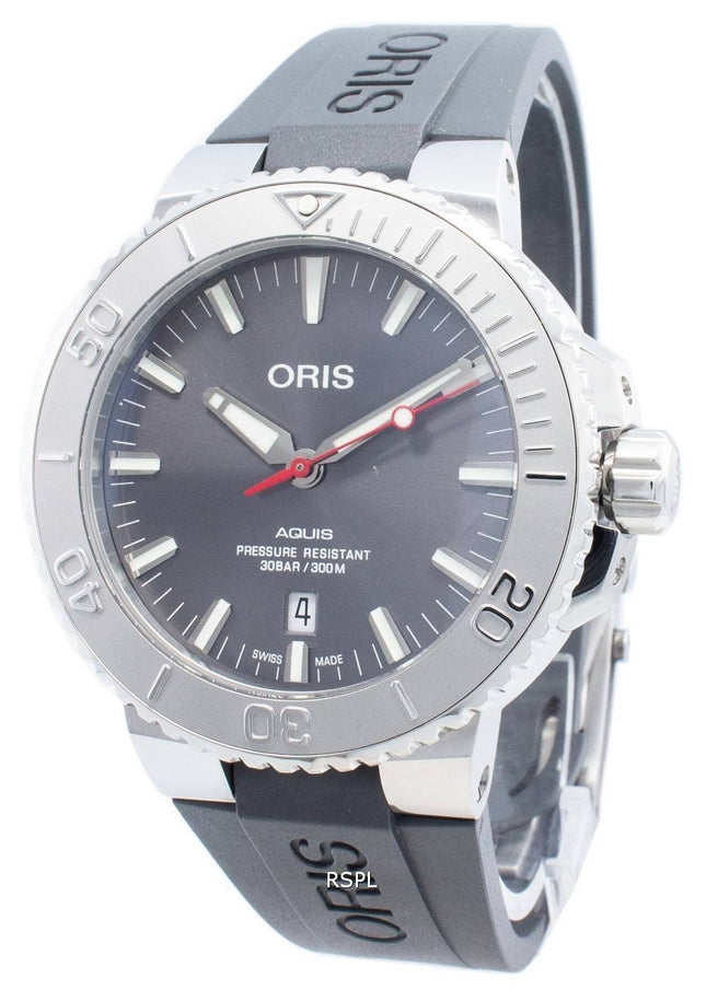 Oris Aquis Päivämäärä 01 733 7730 4153-07 4 24 63EB 01-733-7730-4153-07-4-24-63EB Automaattinen 300M miesten kello