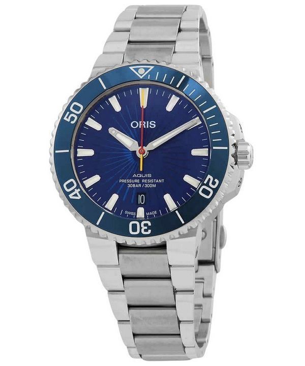 Oris Aquis Sun Wukong Limited Edition Blue Dial automaattinen sukeltaja 01 733 7766 4185 - Set 300M miesten kello