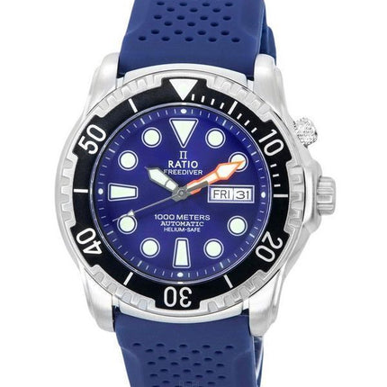 Suhdevapaa Diver Helium-Safe 1000M Sapphire Automaattinen 1068HA90-34VA-BLU miesten kello