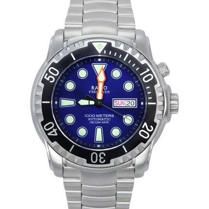 Suhdevapaa Diver Helium-Safe 1000M Sapphire Automaattinen 1068HA96-34VA-BLU miesten kello