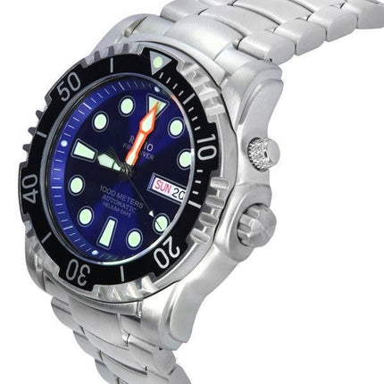 Suhdevapaa Diver Helium-Safe 1000M Sapphire Automaattinen 1068HA96-34VA-BLU miesten kello