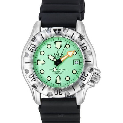 Ratio FreeDiver Professional 500M Sapphire Mint Green kellotaulu automaattinen 32BJ202A-MGRN miesten kello