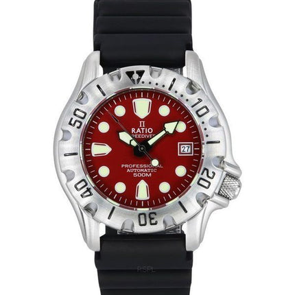 Ratio FreeDiver Professional 500M Sapphire Red Kellotaulu Automaattinen 32BJ202A-PUNAINEN Miesten kello