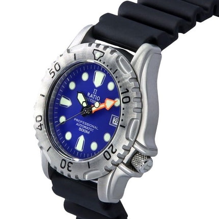 Ratio FreeDiver Professional 500M Sapphire Blue Kellotaulu Automaattinen 32GS202A-BLU Miesten kello