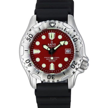 Ratio FreeDiver Professional 500M Sapphire Red Kellotaulu Automaattinen 32GS202A-PUNAINEN Miesten kello