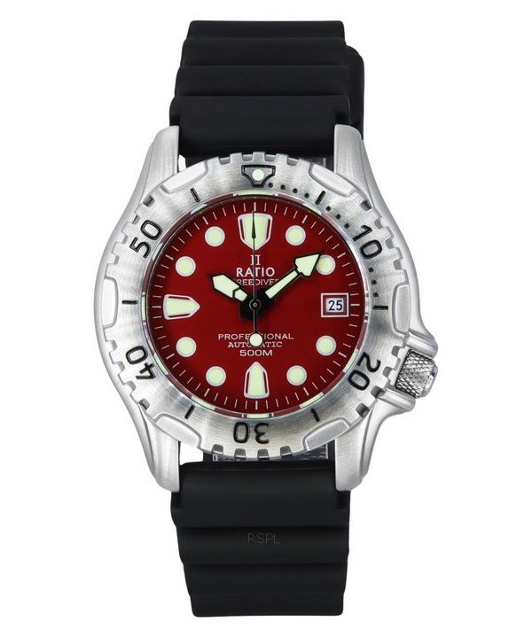 Ratio FreeDiver Professional 500M Sapphire Red Kellotaulu Automaattinen 32GS202A-PUNAINEN Miesten kello