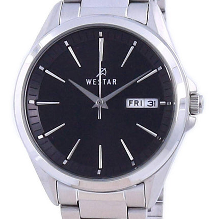 Westar Black Dial ruostumaton teräs kvartsi 40212 STN 103 naisten kello