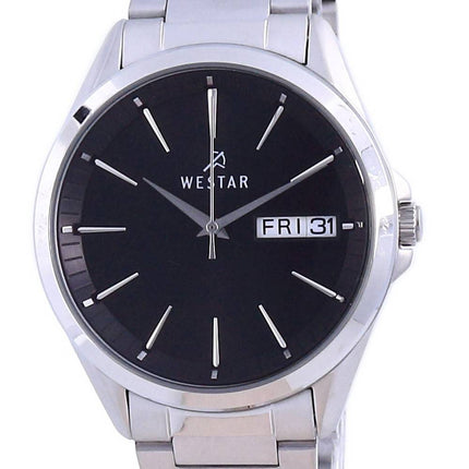 Westar Black Dial ruostumaton teräs kvartsi 50212 STN 103 miesten kello