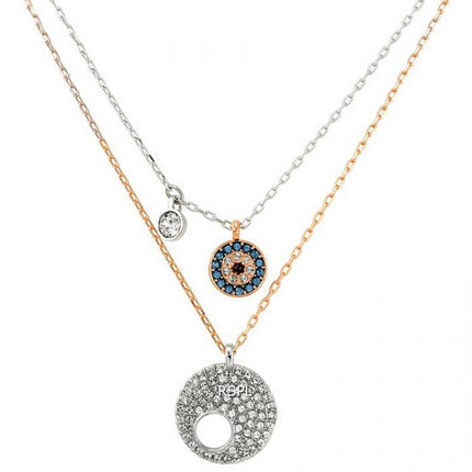 Swarovski 5272243 Crystal Wishes Evil Eye Pendant Set