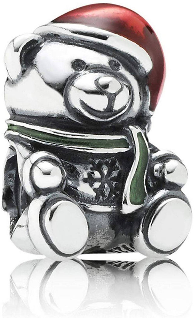 PANDORA 791391ENMX Christmas Bear naisten viehätys