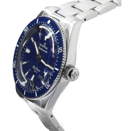 Edox Skydiver 38 Date Limited Edition Blue Dial automaattinen sukeltaja 801313BUMBUIN 300M sveitsiläinen miesten kello