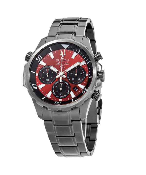 Bulova Marine Star Chronograph Quartz 98B350 100M miesten kello