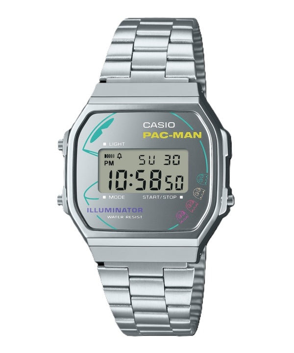 Casio Vintage Digital PAC-MAN Collaboration Quartz A168WEPC-7A Unisex kello