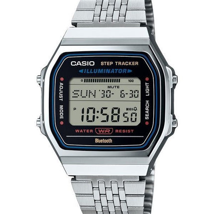 Casio Vintage Digital Smartphone Link ruostumattomasta teräksestä valmistettu kvartsi ABL-100WE-1A Unisex kello