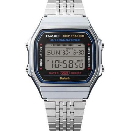 Casio Vintage Digital Smartphone Link ruostumattomasta teräksestä valmistettu kvartsi ABL-100WE-1A Unisex kello