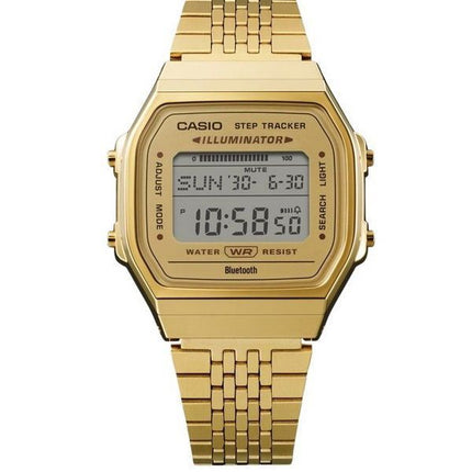 Casio Vintage Digital Smartphone Link Gold Tone ruostumattomasta teräksestä valmistettu kvartsi ABL-100WEG-9A Unisex kello