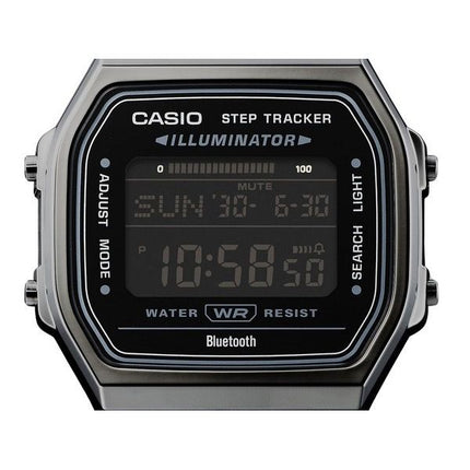 Casio Vintage Digital Smartphone Link ruostumattomasta teräksestä valmistettu kvartsi ABL-100WEGG-1B Unisex kello