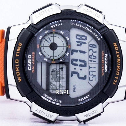 Casio nuorten sarja valaisin maailmassa aika hälytys AE 1000W 4BV Miesten kello