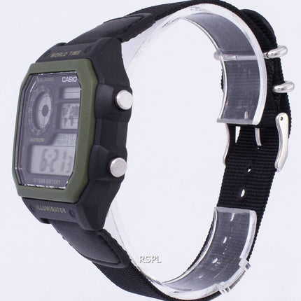 Casio nuorten sarja digitaalisessa maailmassa aika AE 1200WHB 1BVDF AE 1200WHB 1BV Miesten kello