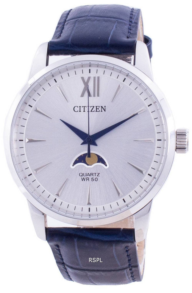 Citizen Moonphase Silver Dial Quartz AK5000-03A miesten kello