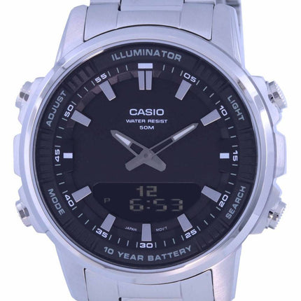 Casio Enticer World Time Telememo analoginen digitaalinen AMW-880D-1A AMW880D-1 miesten kello