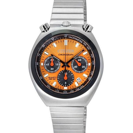 Citizen Bullhead Tsnuo Chronograph Limited Edition ruostumattomasta teräksestä valmistettu oranssi kellotaulu kvartsi AN3660-81X