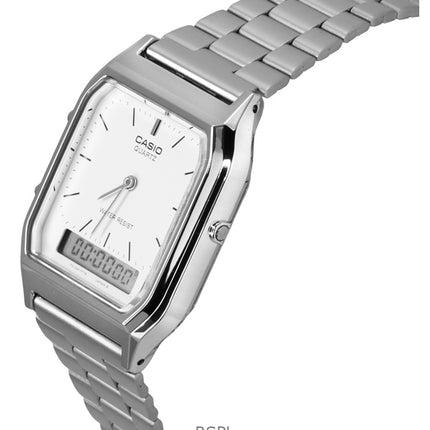 Casio Vintage Dual Time Alarm Quartz Analog Digital AQ-230A-7DMQ AQ230A-7DMQ Unisex kello