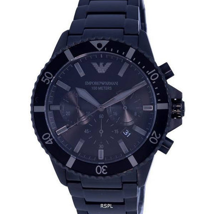 Emporio Armani Chronograph ruostumattomasta teräksestä valmistettu kvartsi AR11363 100M miesten kello