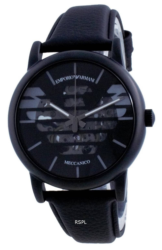 Emporio Armani Luigi Luuranko Nahka Automaattinen AR60032 miesten kello