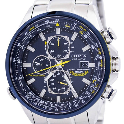 Citizen Eco-Drive Blue Angels -radioohjattu maailman kronografi AT8020-54L miesten kello