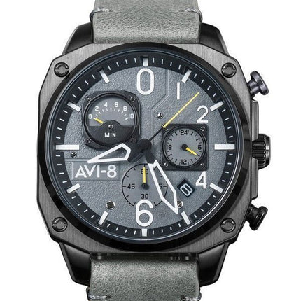 AVI-8 Hawker Hunter Retrograde Chronograph Sea Grey Kellotaulu Quartz AV-4052-03 Miesten kello