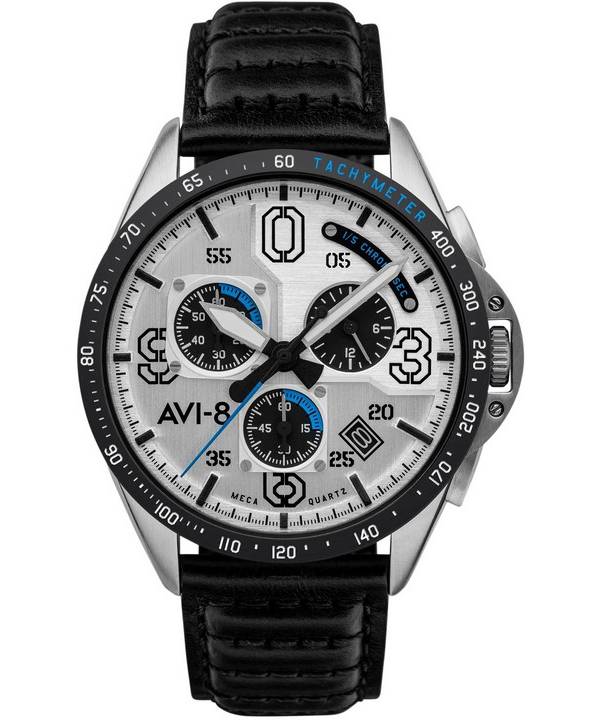 AVI-8 P-51 Mustang Command Pilot Blakeslee Chronograph Quartz AV-4077-01 miesten kello