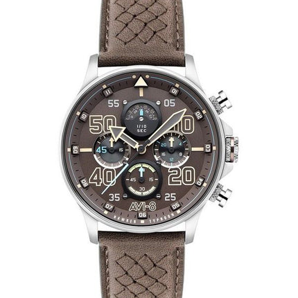 AVI-8 Hawker Typhoon Rb396 Sheila Chronograph Limited Edition Westhampnett Brown Dial Quartz AV-4093-06 miesten kello