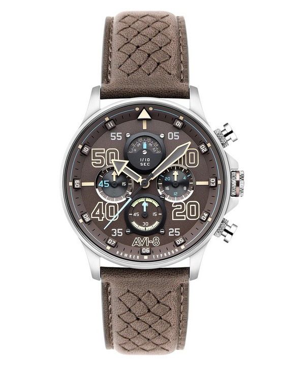 AVI-8 Hawker Typhoon Rb396 Sheila Chronograph Limited Edition Westhampnett Brown Dial Quartz AV-4093-06 miesten kello