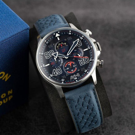 AVI-8 Hawker Typhoon Rb396 Sheila Chronograph Limited Edition Volkel Blue Dial Quartz AV-4093-07 miesten kello