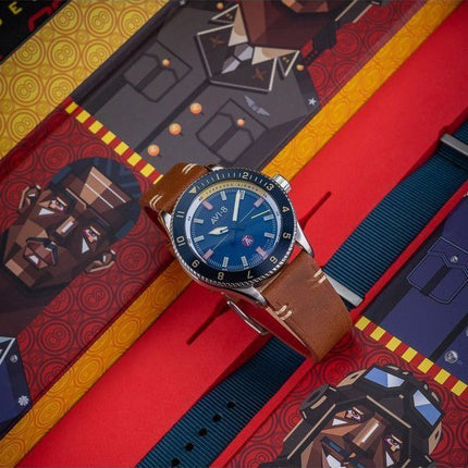 AVI-8 Flyboy Tuskegee Airmen Meca-Quartz Limited Edition Lucera Blue Dial AV-4103-02 Miesten kello lisähihnalla