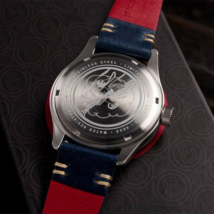 AVI-8 Flyboy Tuskegee Airmen Meca-Quartz Limited Edition Torretto hopeakellokello AV-4103-03 miesten kello lisähihnalla