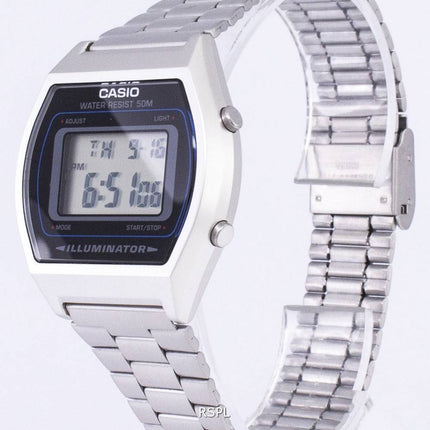 Casio Digital Quartz ruostumatonta terästä valaisin B640WD-1AVDF B640WD-1AV Miesten kello