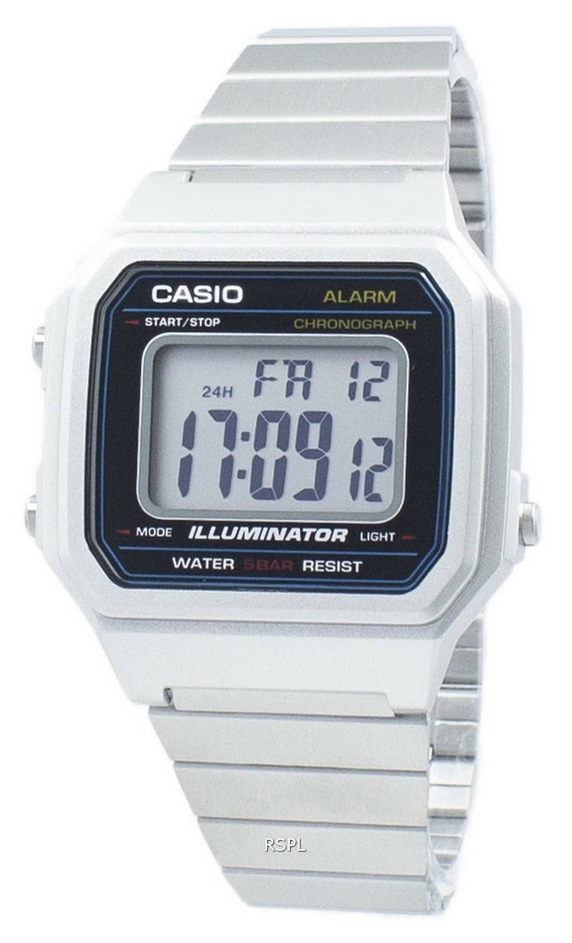 CASIO Classic Vintage valaisin Chronograph hälytys Digital B650WD-1A Unisex kello