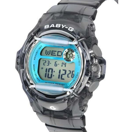 Casio Baby-G digitaalinen harmaa hartsihihna kvartsi BG-169U-8B 200M naisten kello