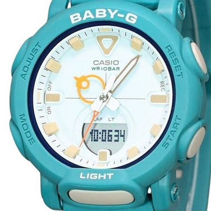 Casio Baby-G analoginen digitaalinen biopohjainen hartsihihna vaaleanvihreä kellotaulu kvartsi BGA-310RP-3A 100M naisten kello