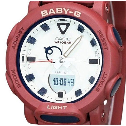 Casio Baby-G analoginen digitaalinen biopohjainen hartsihihna valkoinen kellotaulu kvartsi BGA-310RP-4A 100M naisten kello