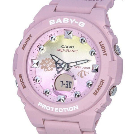 Casio Baby-G Aquaplanet Limited Edition analoginen digitaalinen monivärinen kellotaulu kvartsi BGA-320AQ-4A 100M naisten kello