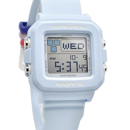 Casio Baby-G Plus digitaalinen vaaleansininen hartsiranneke kvartsi BGD-10L-2 100M naisten kello ylimääräisillä rannekelloilla