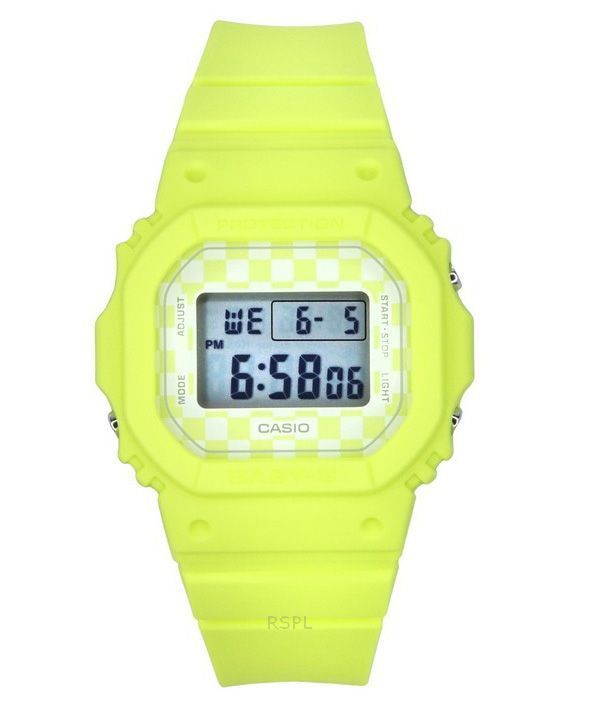 Casio Baby-G Skater Fashion digitaalinen vaaleanvihreä hartsihihna kvartsi BGD-565GS-9 100M naisten kello