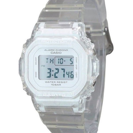 Casio Baby-G digitaalinen läpinäkyvä hartsihihna kvartsi BGD-565US-7 100M naisten kello