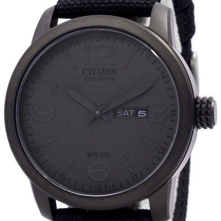 Miesten Citizen Eco-Drive Nylon Rannekello BM8475-00F