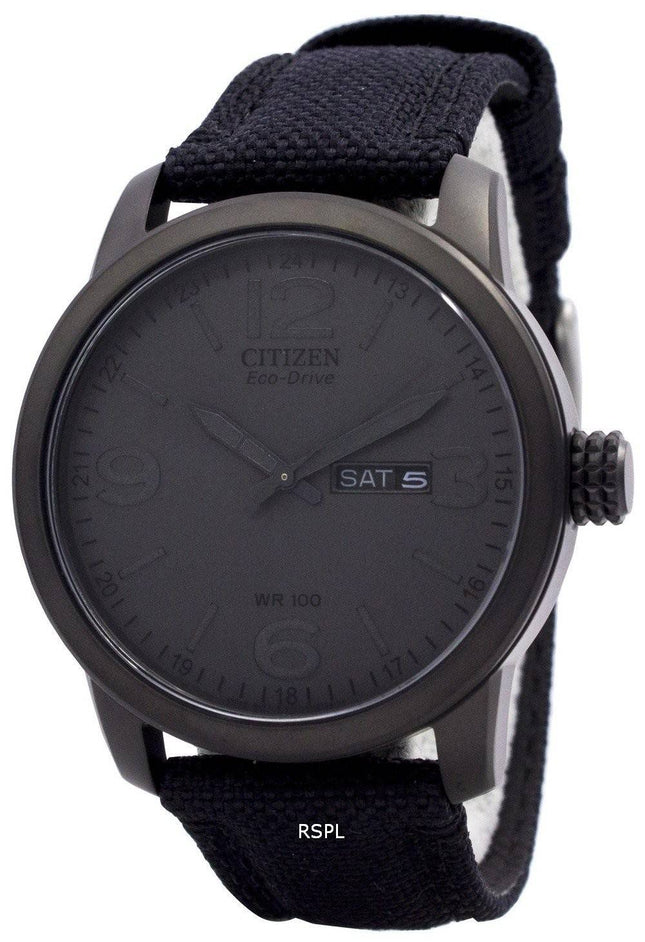 Miesten Citizen Eco-Drive Nylon Rannekello BM8475-00F