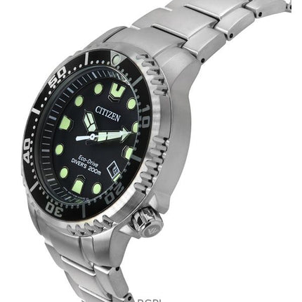 Citizen Promaster Dive Eco-Drive ruostumattomasta teräksestä valmistettu harmaa kellotaulu Diver&#39,s BN0167-50H 200M miesten k